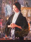 Thanarit Thipwaree, "Dangerous Beauty ", 2022, Oil on linen, 120x90 cm. Thanarit Thipwaree, "Dangerous Beauty ", 2022, Oil on linen, 120x90 cm.