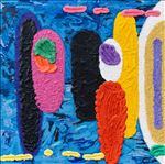 NO SIGNAL No.04, 2026, Oil on canvas, 180 x 180 cm NO SIGNAL No.04, 2026, Oil on canvas, 180 x 180 cm