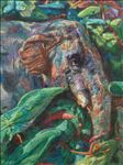 Elephant still life, 2026, Oil on linen, 80 x 60 cm
