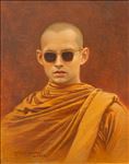 King Rama IX no.5, 2018, Oil on linen, 51 x 41 cm