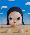 Kowit Wattanarach, Summer vacation, 2024, Oil on Iinen, 140 x 120 cm. Kowit Wattanarach, Summer vacation, 2024, Oil on Iinen, 140 x 120 cm.