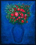 Still Blossom no.11, 2025, Oil on canvas, 100 x 80 cm