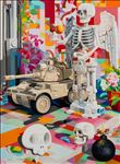 War 3, 2026, Oil on linen	, 80 x 60 cm