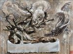 The Gardened God I, 2026, Acrylic on linen	, 60 x 80 cm
