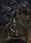 The Gardened God II, 2026, Acrylic on linen	, 80 x 60 cm