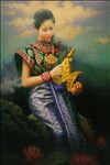 ในห้วงคำนึง 1, Consideration 1, 2009, Oil on canvas, 150x100cm ในห้วงคำนึง 1, Consideration 1, 2009, Oil on canvas, 150x100cm