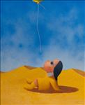 Slip out of hand, 2025, Oil on linen, 110 x 90 cm. Slip out of hand, 2025, Oil on linen, 110 x 90 cm.