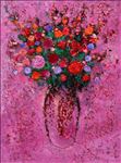 Universe Blossom 3, 2026, Oil on canvas	, 80 x 60 cm