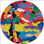 DEPTH No.07, 2025, Oil on canvas, Diameter 110 cm DEPTH No.07, 2025, Oil on canvas, Diameter 110 cm