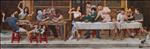 Every Plate of Rice, Every Kind of Food ข้าวทุกจาน อาหารทุกอย่าง, 2026, Oil on linen, 100 x 300 cm