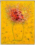Still Blossom no.8, 2025, Oil on canvas, 100 x 80 cm