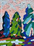 LANDSCOPE 03, 2026, Acrylic and oil on canvas, 80 x 60 cm