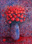 Universe Blossom 1, 2026, Oil on canvas	, 80 x 60 cm