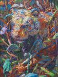 Manufactured Still Life, tiger 2, 2026, Oil on canvas, 40 x 30 cm